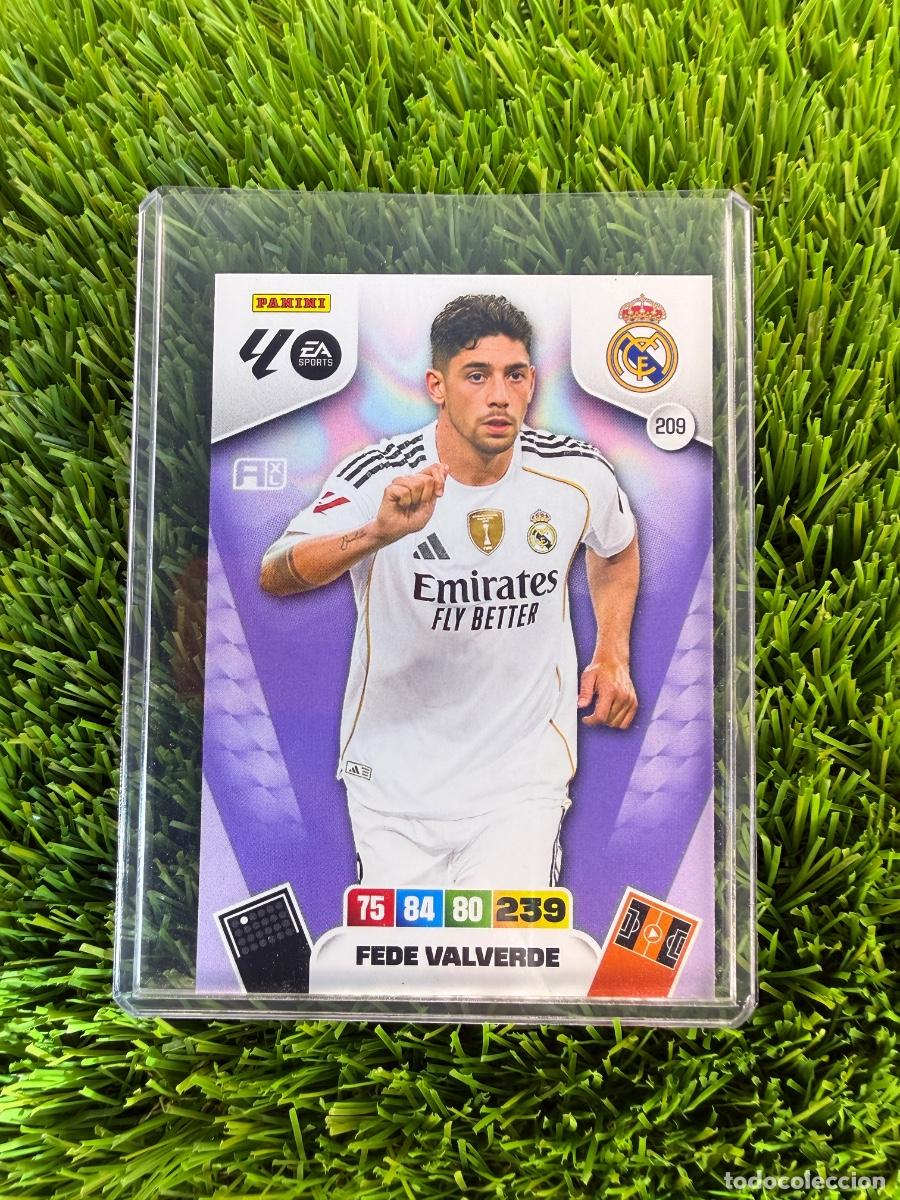 Cromos de f&uacute;tbol: N&ordm; 209 Fede Valverde Real Madrid CF Adrenalyn XL 25 26
