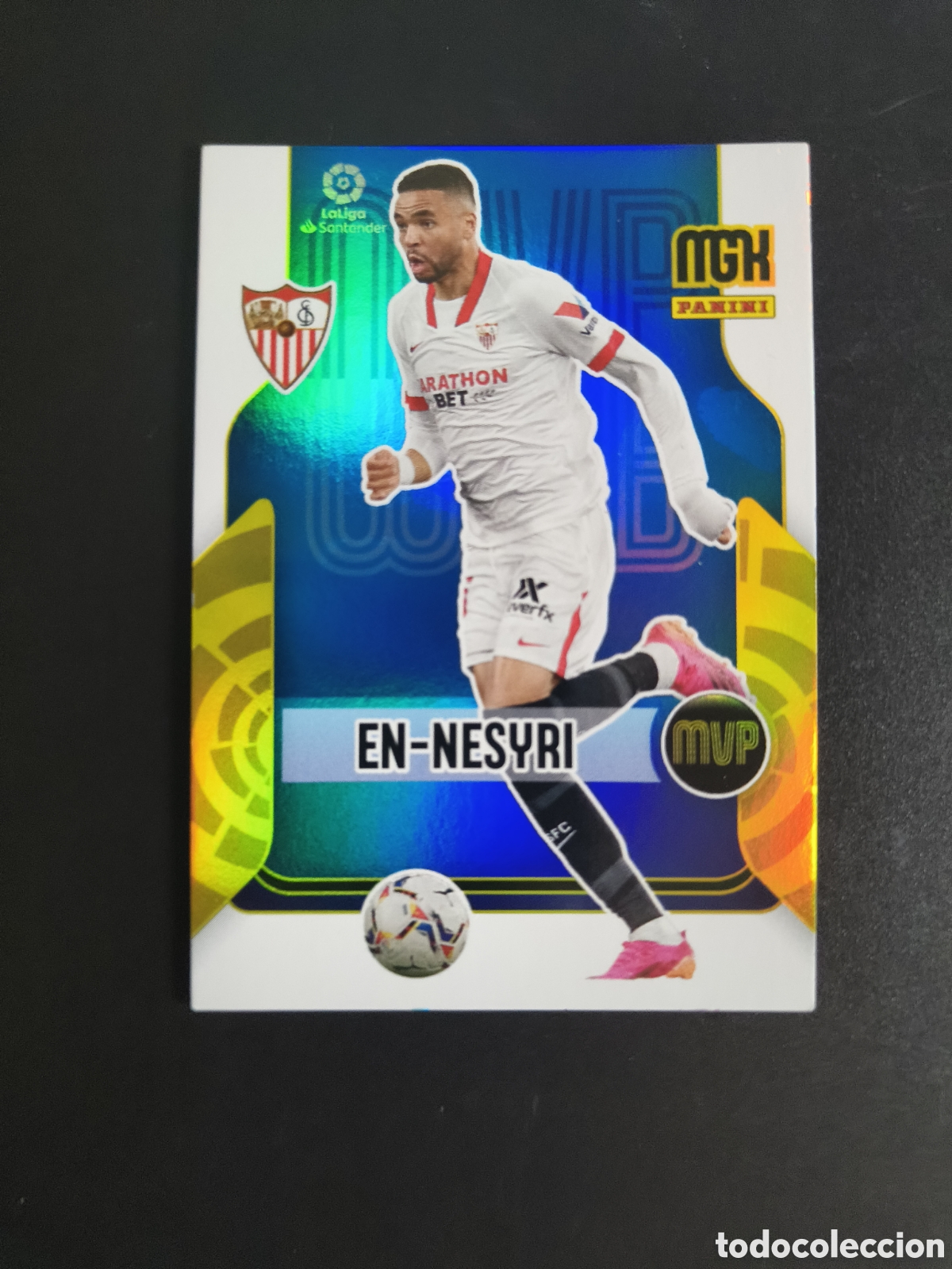 Cromos de f&uacute;tbol: Megacracks 2021/22 368 En-Nesyri MVP