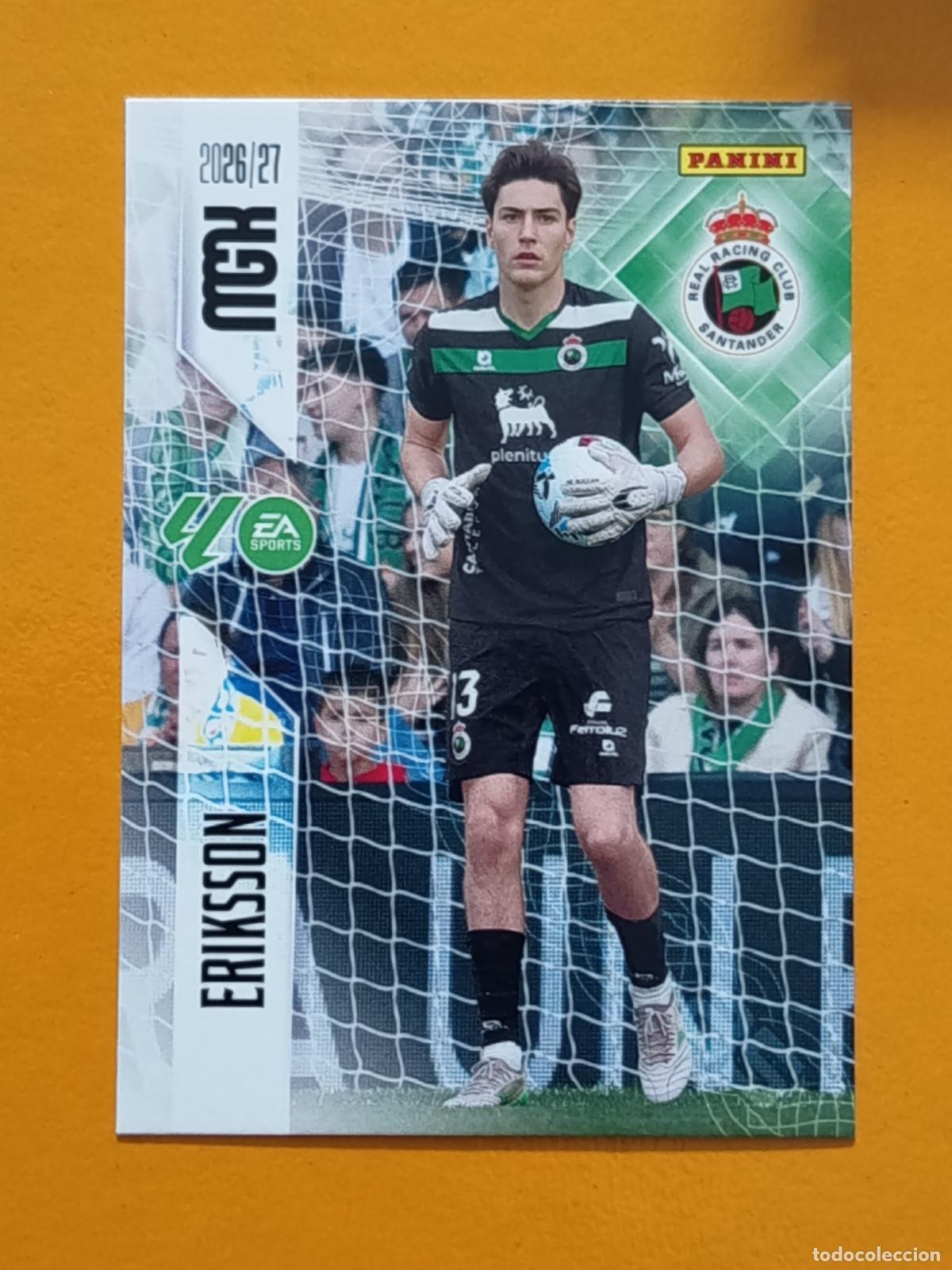 Cromos de f&uacute;tbol: 273 ERIKSSON. RACING DE SANTANDER. MEGACRACKS 2026-27. PANINI