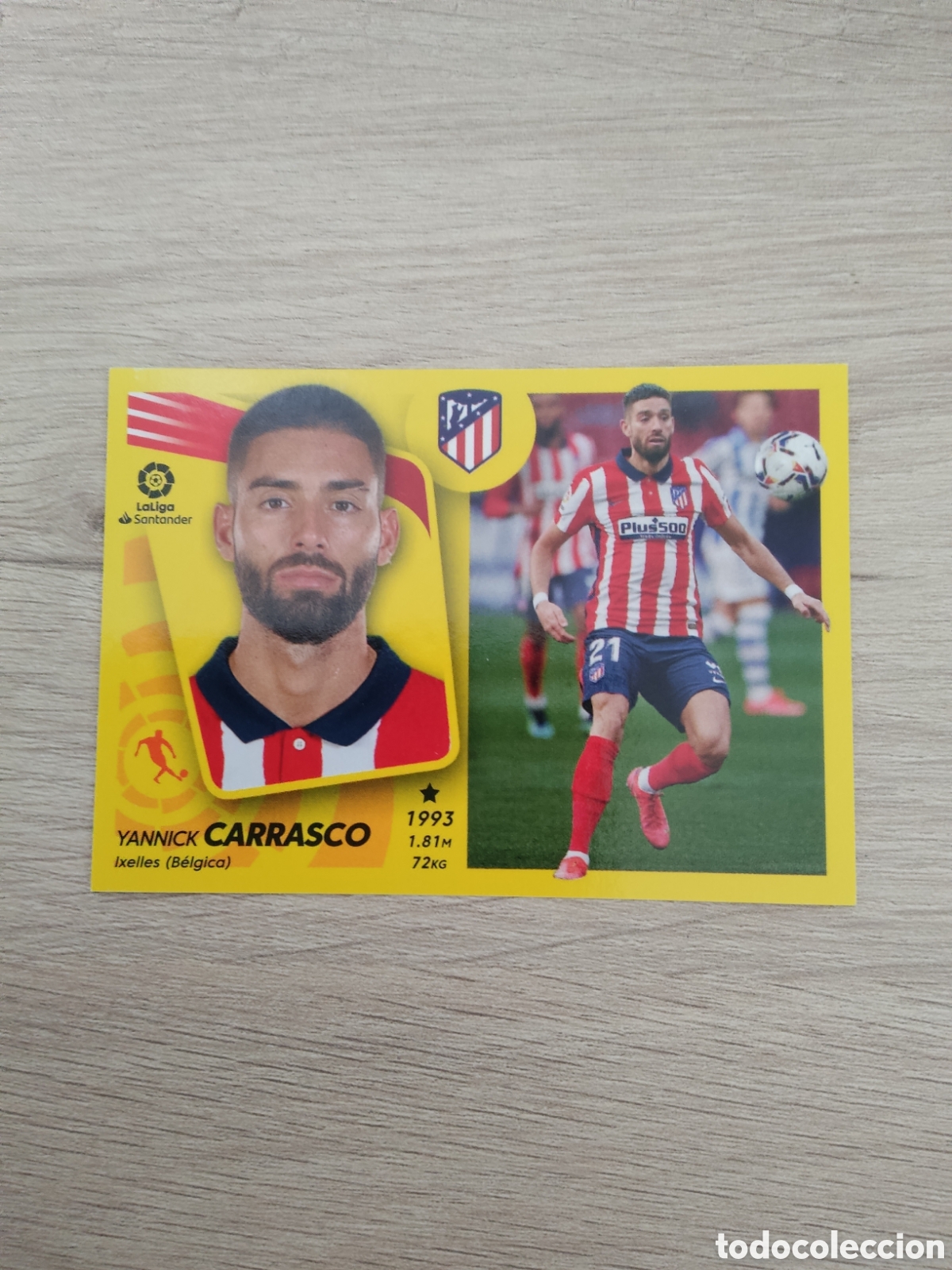 Cromos de f&uacute;tbol: 16 CARRASCO ATLETICO MADRID LIGA ESTE 2021 2022