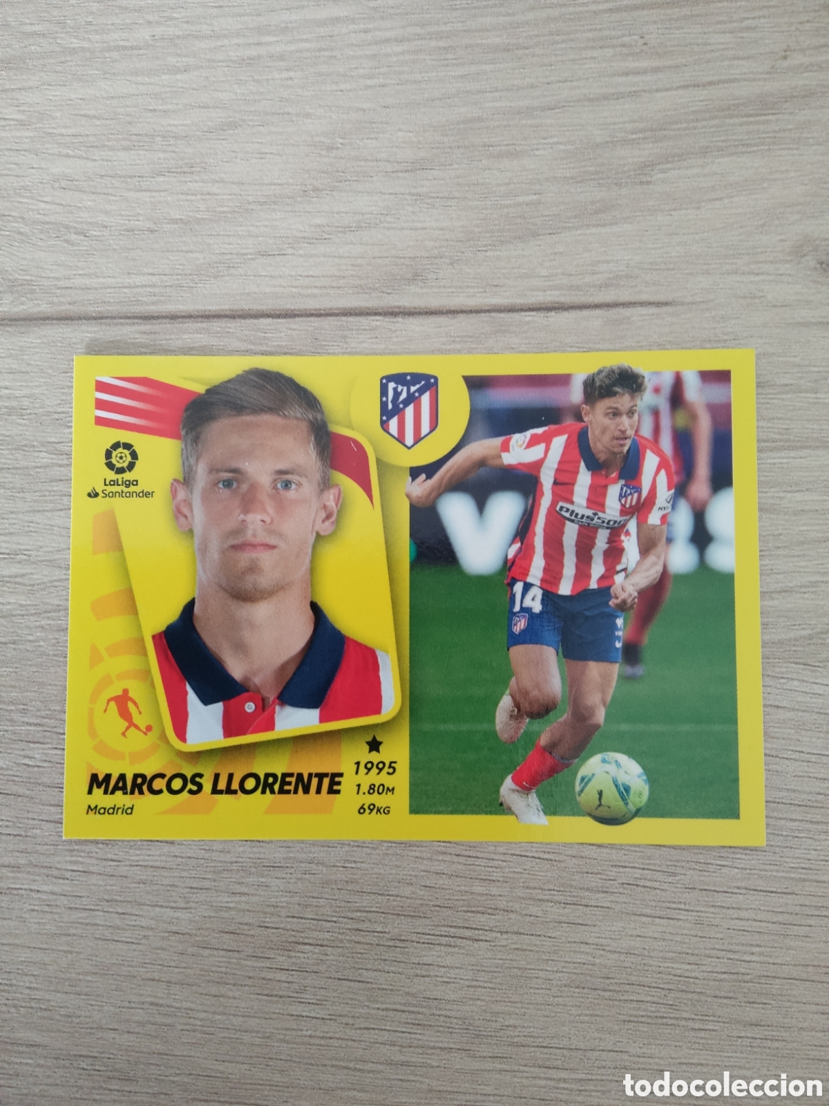 Cromos de f&uacute;tbol: 18 MARCOS LLORENTE ATLETICO MADRID LIGA ESTE 2021 2022