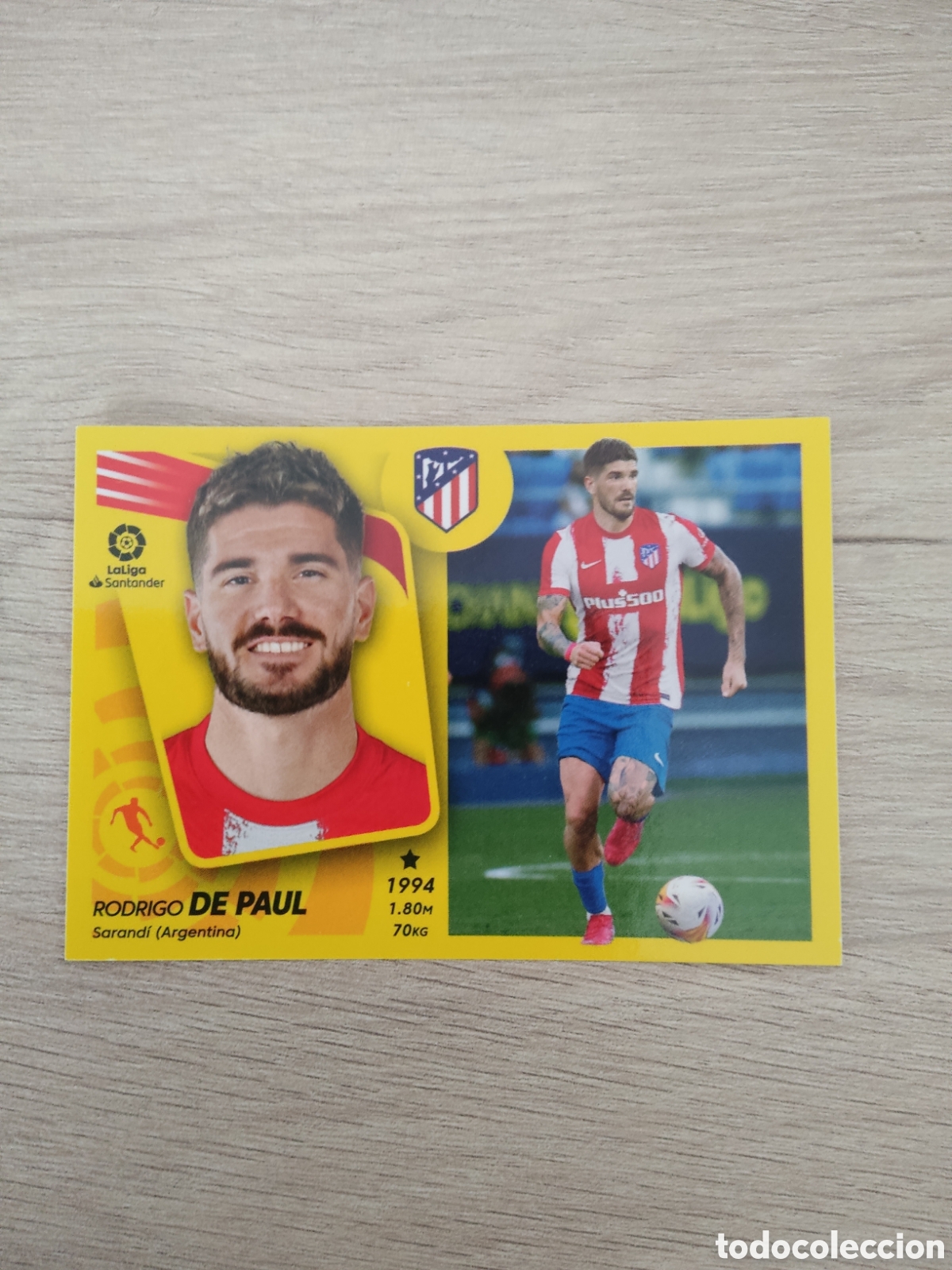 Cromos de Futebol: 28 RODRIGO DE PAUL ULTIMO FICHAJE ATLETICO MADRID LIGA ESTE 2021 2022