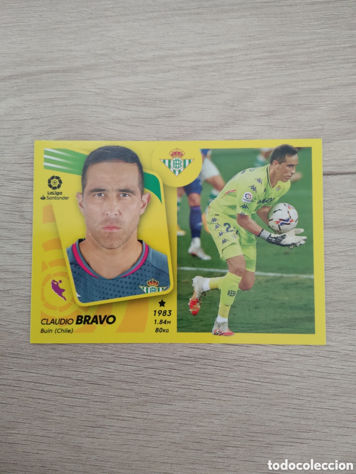 Cromos de Futebol: 5 CLAUDIO BRAVO REAL BETIS LIGA ESTE 2021 2022