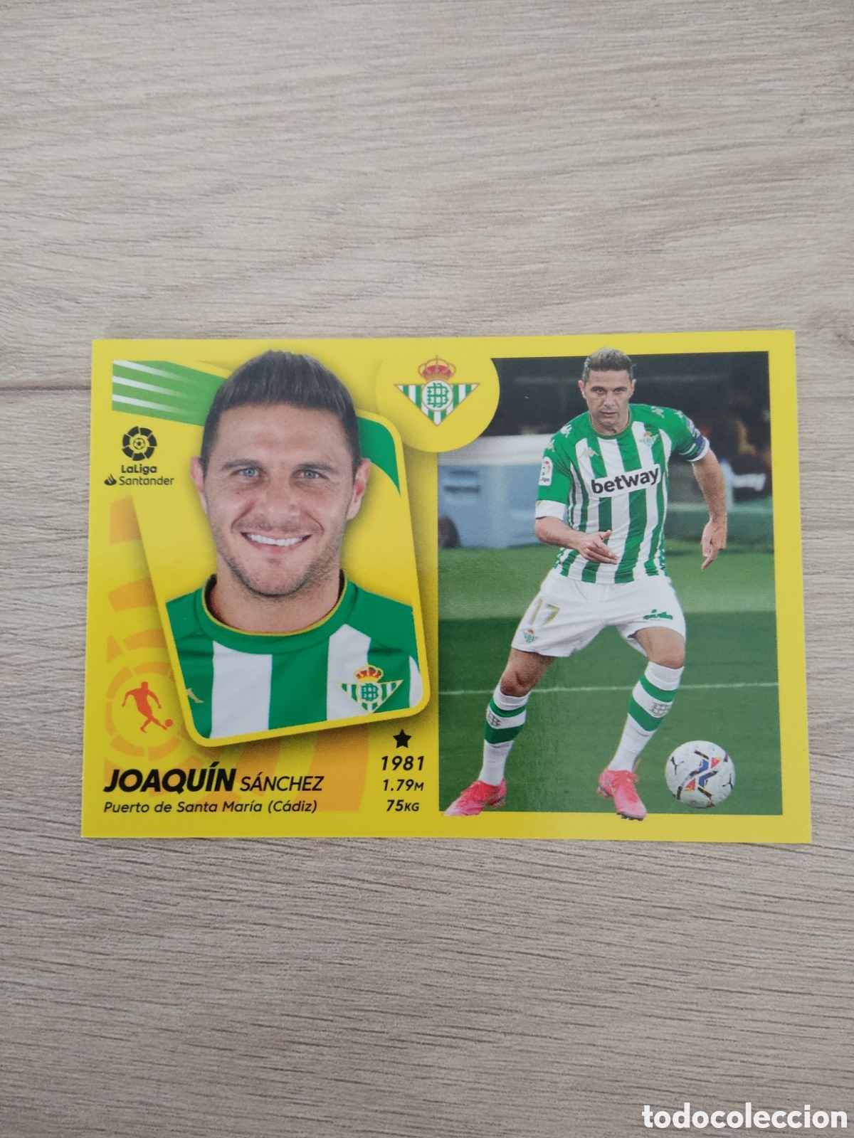 Cromos de Futebol: 16 JOAQUIN REAL BETIS LIGA ESTE 2021 2022