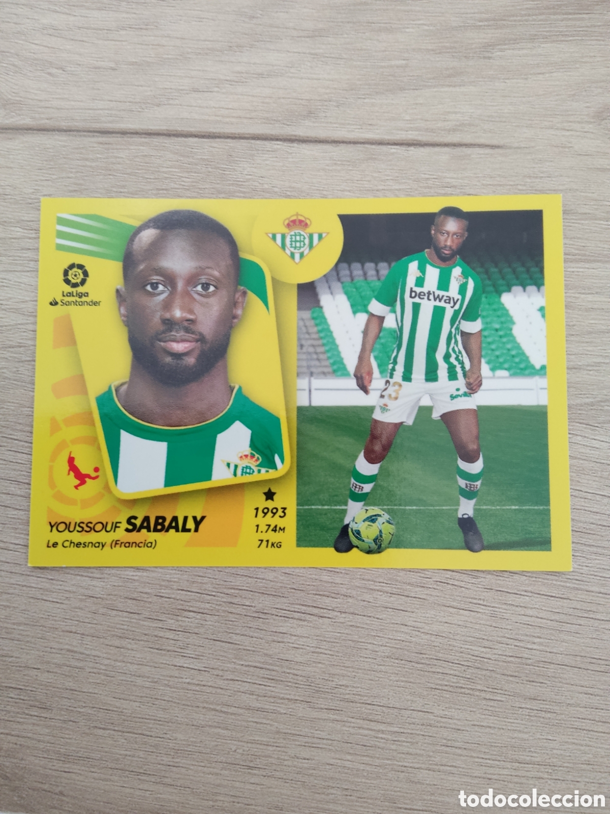Cromos de Futebol: 2 SABALY ULTIMO FICHAJE REAL BETIS LIGA ESTE 2021 2022