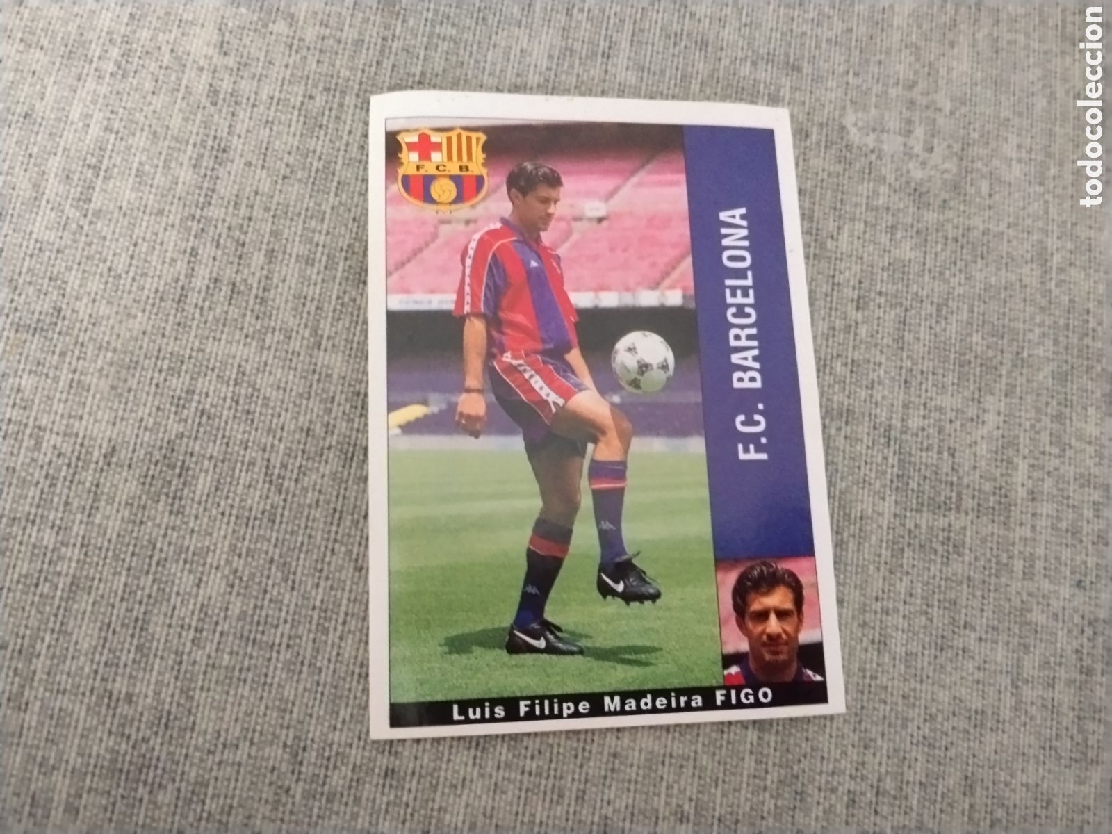 Cromos de Futebol: ED. PANINI 1995 96 ( 95-96 ) FIGO - FC BARCELONA ( SIN PEGAR )