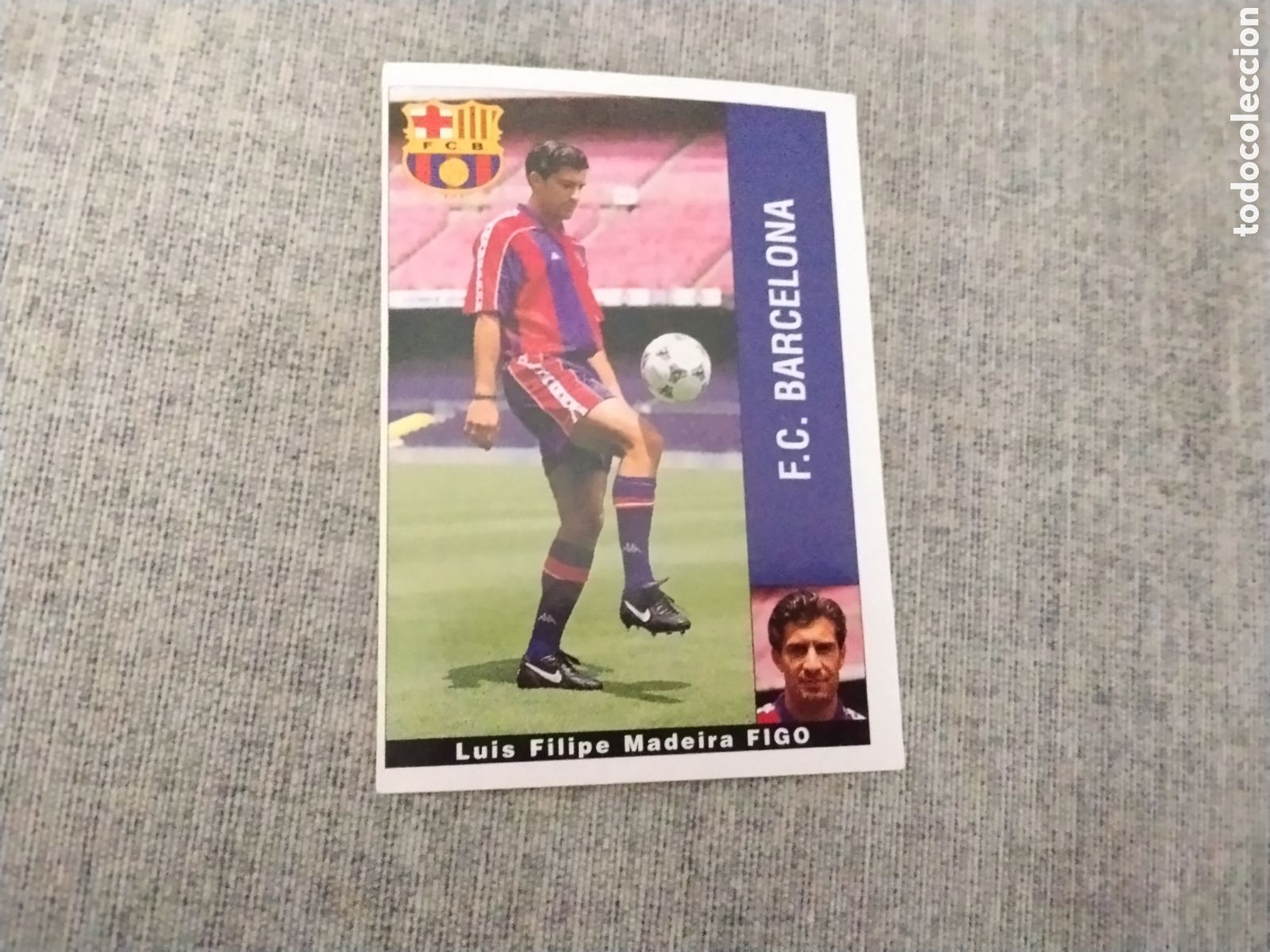Cromos de Futebol: ED. PANINI 1995 96 ( 95-96 ) FIGO - FC BARCELONA ( SIN PEGAR )