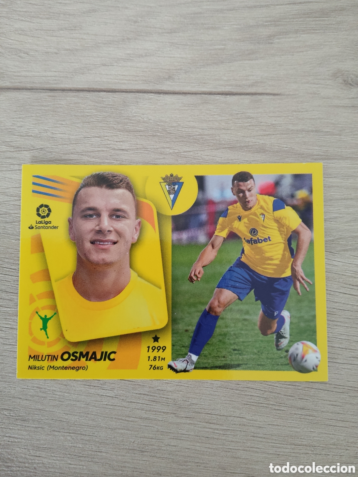 Cromos de Futebol: 17 BIS OSMAJIC CADIZ LIGA ESTE 2021 2022
