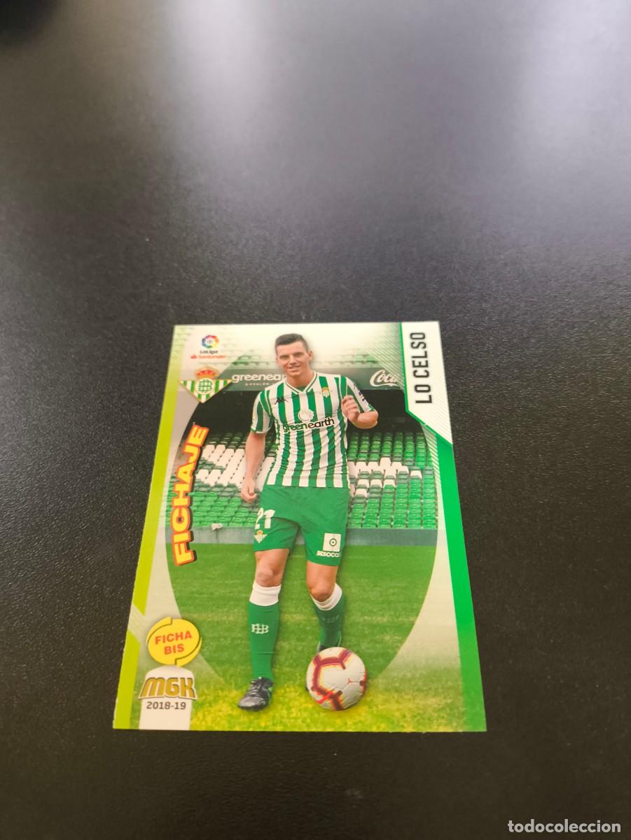 Cromos de f&uacute;tbol: 122 BIS Lo Celso FICHAJE BETIS PANINI LIGA MECRACRACKS MGK 2018 2019 18 19 N ESTE ADRENALYN