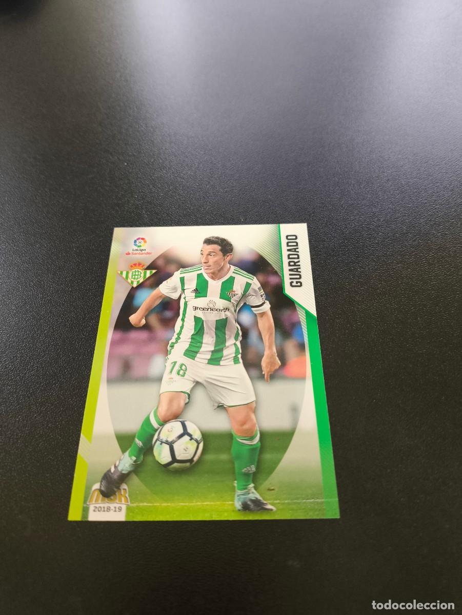 Cromos de f&uacute;tbol: 123 Guardado BETIS PANINI LIGA MECRACRACKS MGK 2018 2019 18 19 N ESTE ADRENALYN