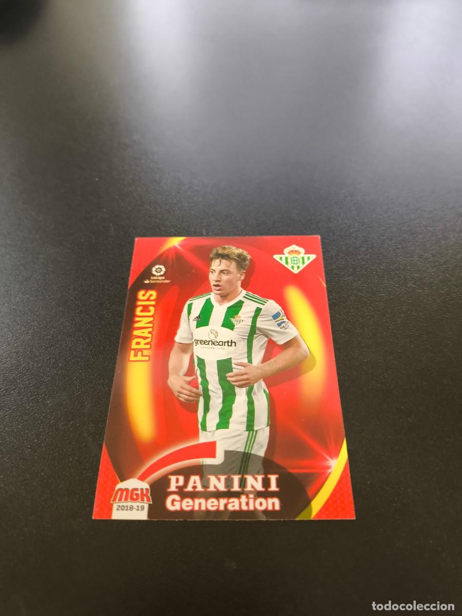 Cromos de f&uacute;tbol: 132 Francis GENERATION BETIS PANINI LIGA MECRACRACKS MGK 2018 2019 18 19 N ESTE ADRENALYN