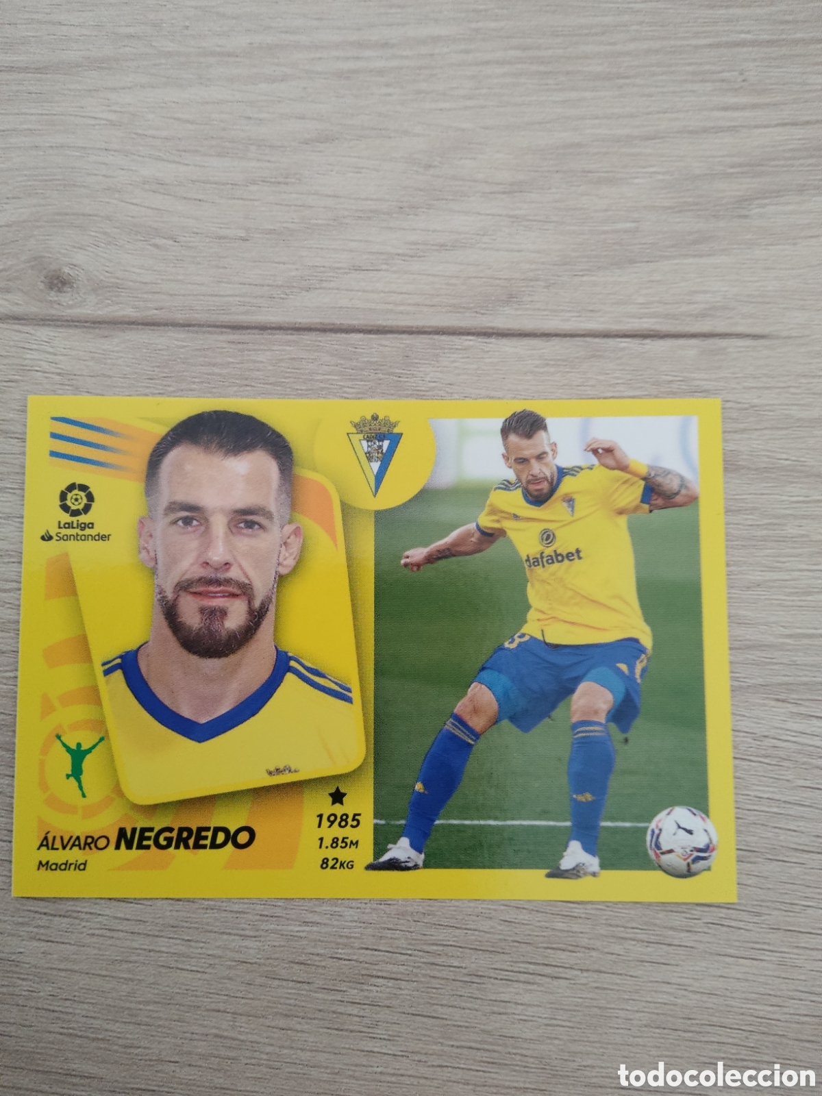 Cromos de f&uacute;tbol: 20 NEGREDO CADIZ LIGA ESTE 2021 2022