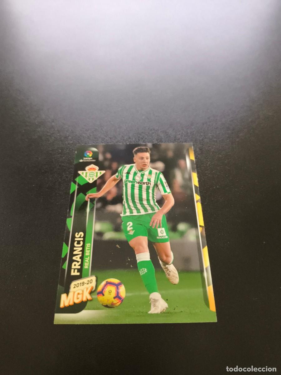 Cromos de f&uacute;tbol: 76 Francis REAL BETIS PANINI LIGA MECRACRACKS MGK 2019 2020 19 20 NO ESTE