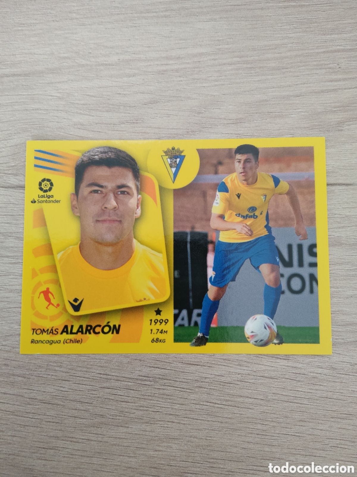 Cromos de f&uacute;tbol: 10 ALARCON ULTIMO FICHAJE CADIZ LIGA ESTE 2021 2022