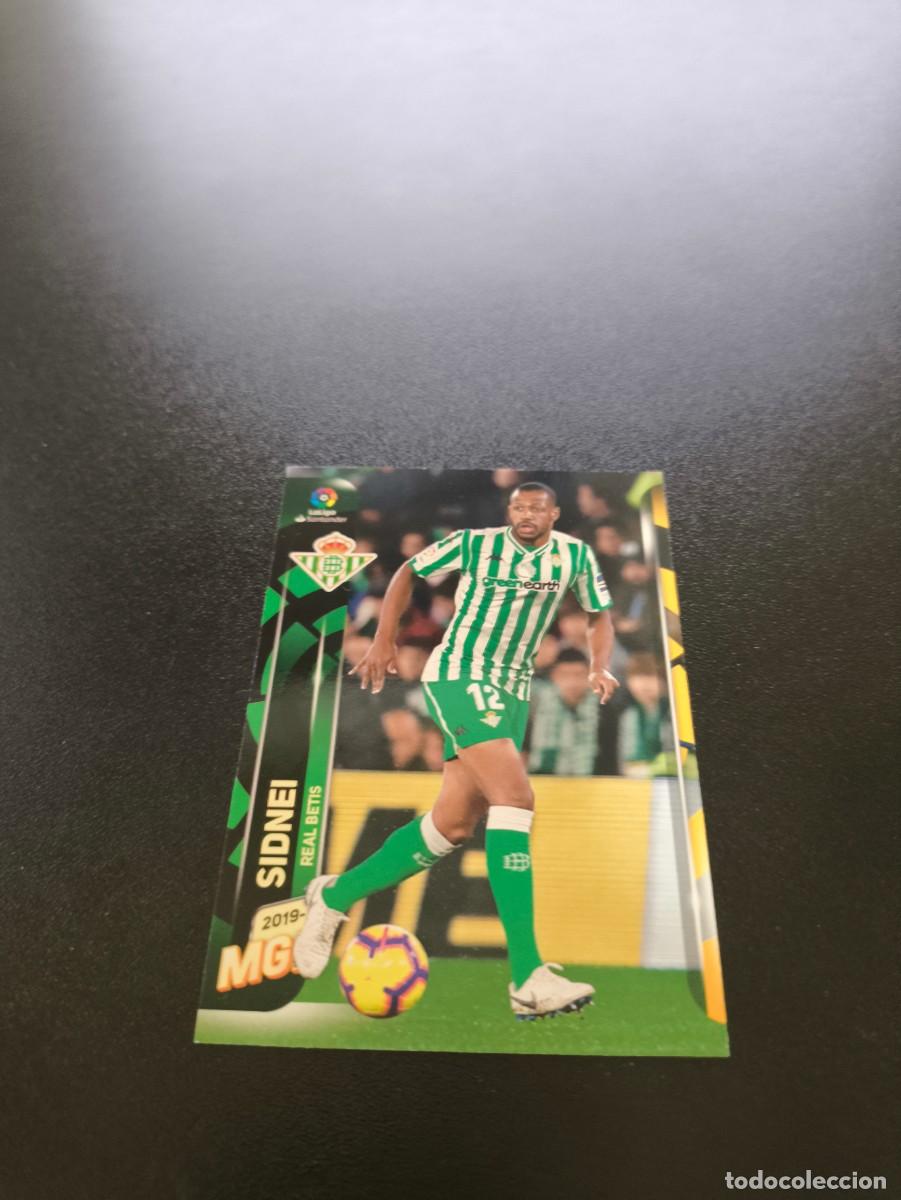 Cromos de f&uacute;tbol: 79 Sidnei REAL BETIS PANINI LIGA MECRACRACKS MGK 2019 2020 19 20 NO ESTE