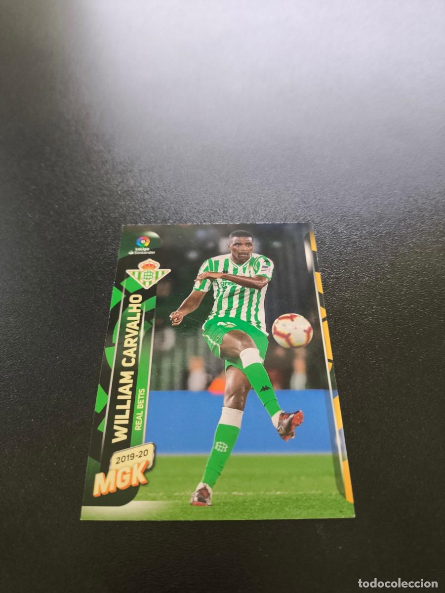 Cromos de f&uacute;tbol: 82 William Carvalho REAL BETIS PANINI LIGA MECRACRACKS MGK 2019 2020 19 20 NO ESTE