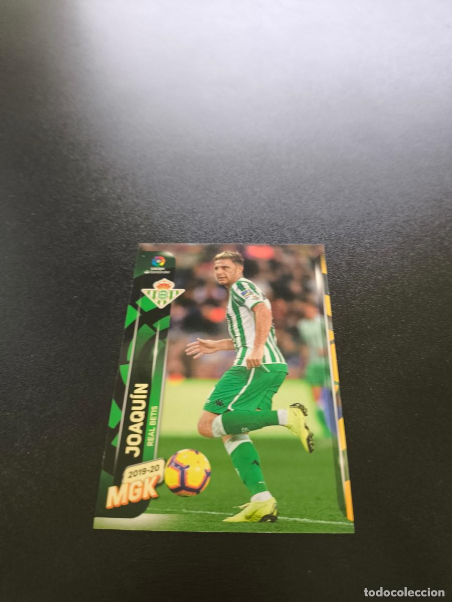 Cromos de f&uacute;tbol: 83 Joaqu&iacute;n S&aacute;nchez REAL BETIS PANINI LIGA MECRACRACKS MGK 2019 2020 19 20 NO ESTE