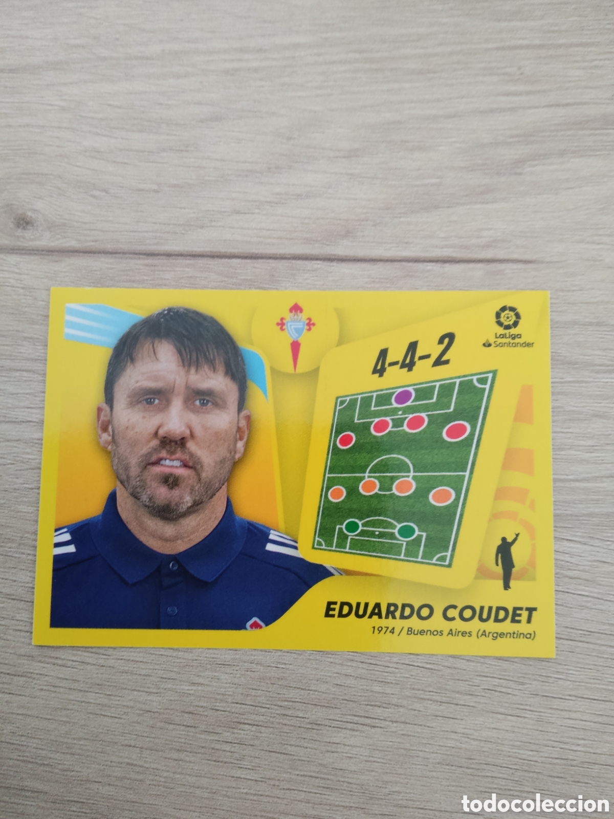 Cromos de f&uacute;tbol: 2 EDUARDO COUDET CELTA VIGO LIGA ESTE 2021 2022