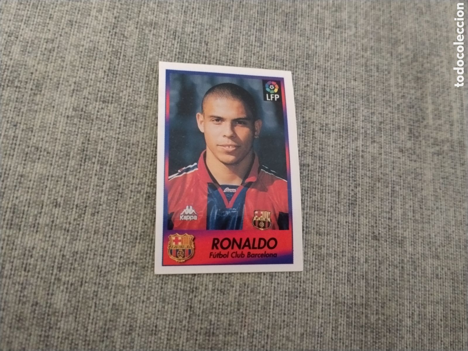 Cromos de f&uacute;tbol: BOLLYCAO 1996 97 RONALDO - FC BARCELONA ( SIN PEGAR ) ROOKIE