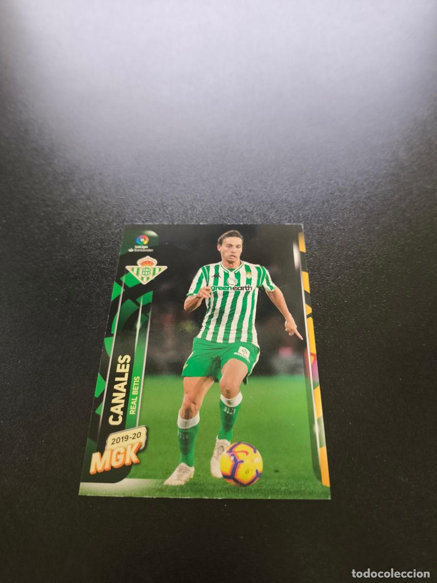 Cromos de f&uacute;tbol: 84 Sergio Canales REAL BETIS PANINI LIGA MECRACRACKS MGK 2019 2020 19 20 NO ESTE