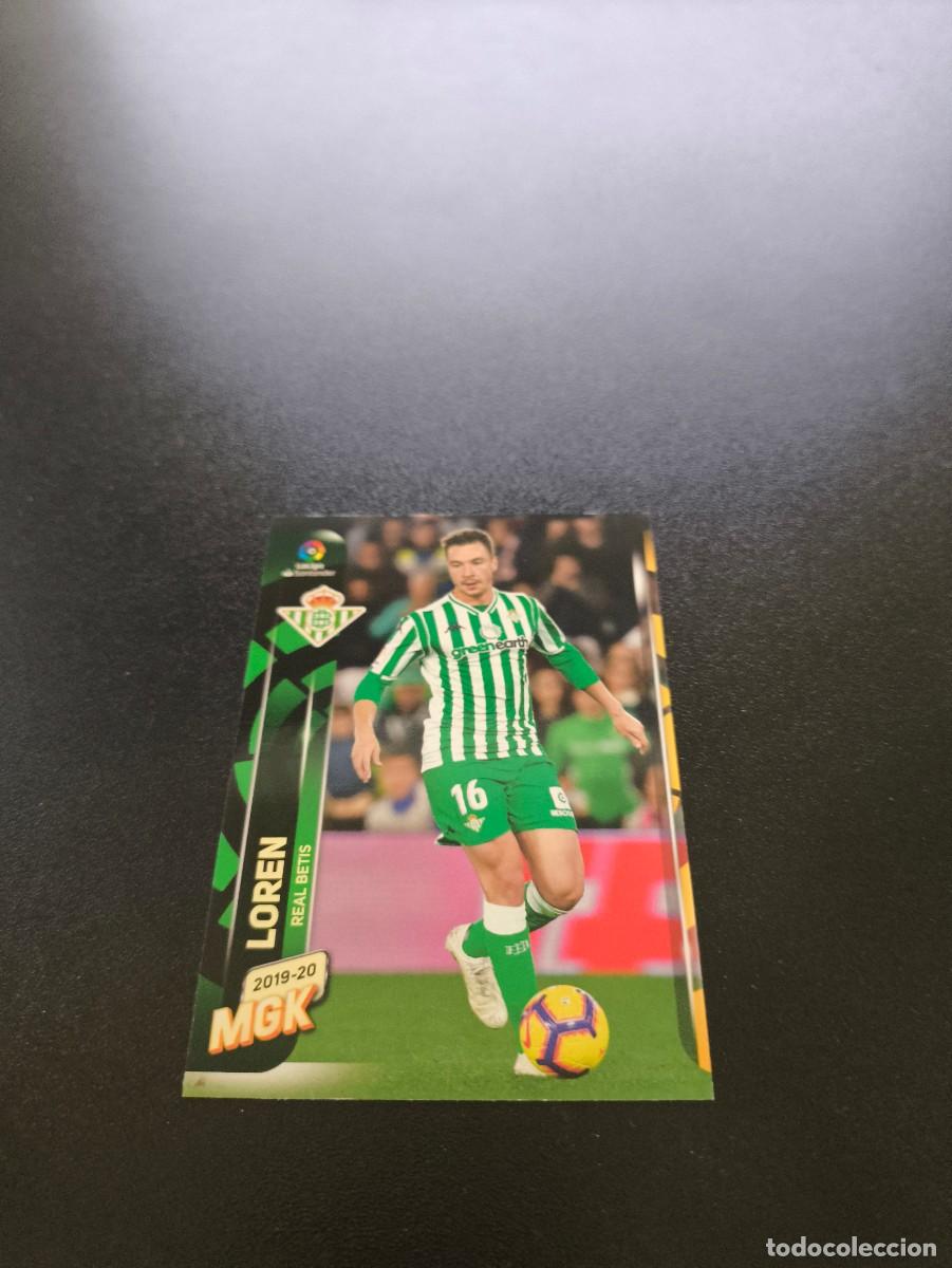 Cromos de f&uacute;tbol: 88 Loren REAL BETIS PANINI LIGA MECRACRACKS MGK 2019 2020 19 20 NO ESTE