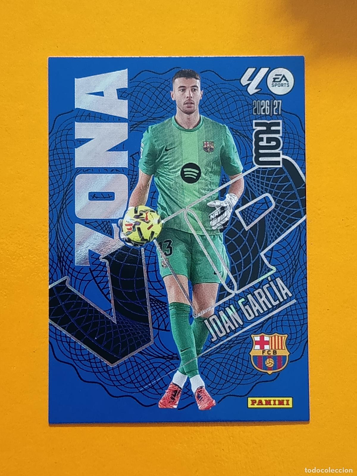 Cromos de f&uacute;tbol: 399 JOAN GARC&Iacute;A. ZONA VIP. FC BARCELONA. MEGACRACKS 2026-27. PANINI