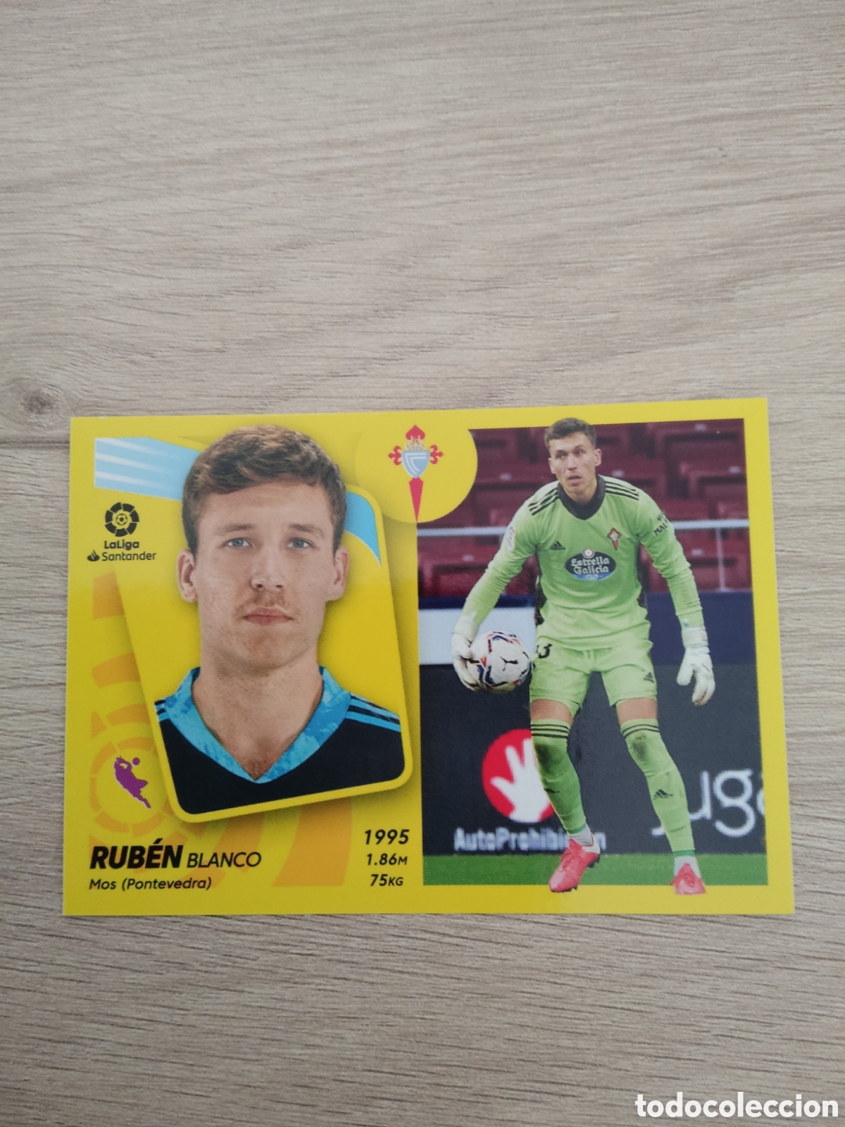 Cromos de f&uacute;tbol: 5 RUBEN CELTA VIGO LIGA ESTE 2021 2022
