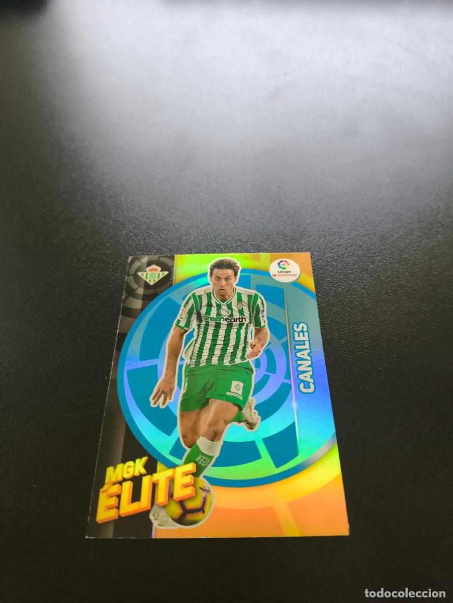 Cromos de f&uacute;tbol: 362 Sergio Canales REAL BETIS MGK ELITE PANINI LIGA MECRACRACKS MGK 2019 2020 19 20 NO ESTE