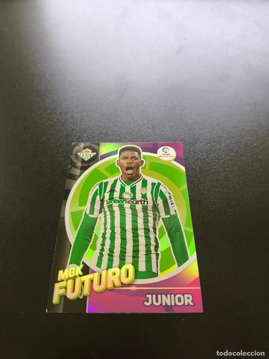 Cromos de f&uacute;tbol: 395 Junior REAL BETIS MEGA FUTURO PANINI LIGA MECRACRACKS MGK 2019 2020 19 20 NO ESTE