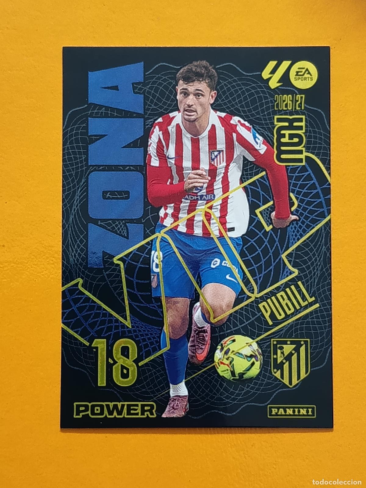 Cromos de f&uacute;tbol: 404 PUBILL. ZONA VIP POWER. ATL&Eacute;TICO DE MADRID. MEGACRACKS 2026-27. PANINI