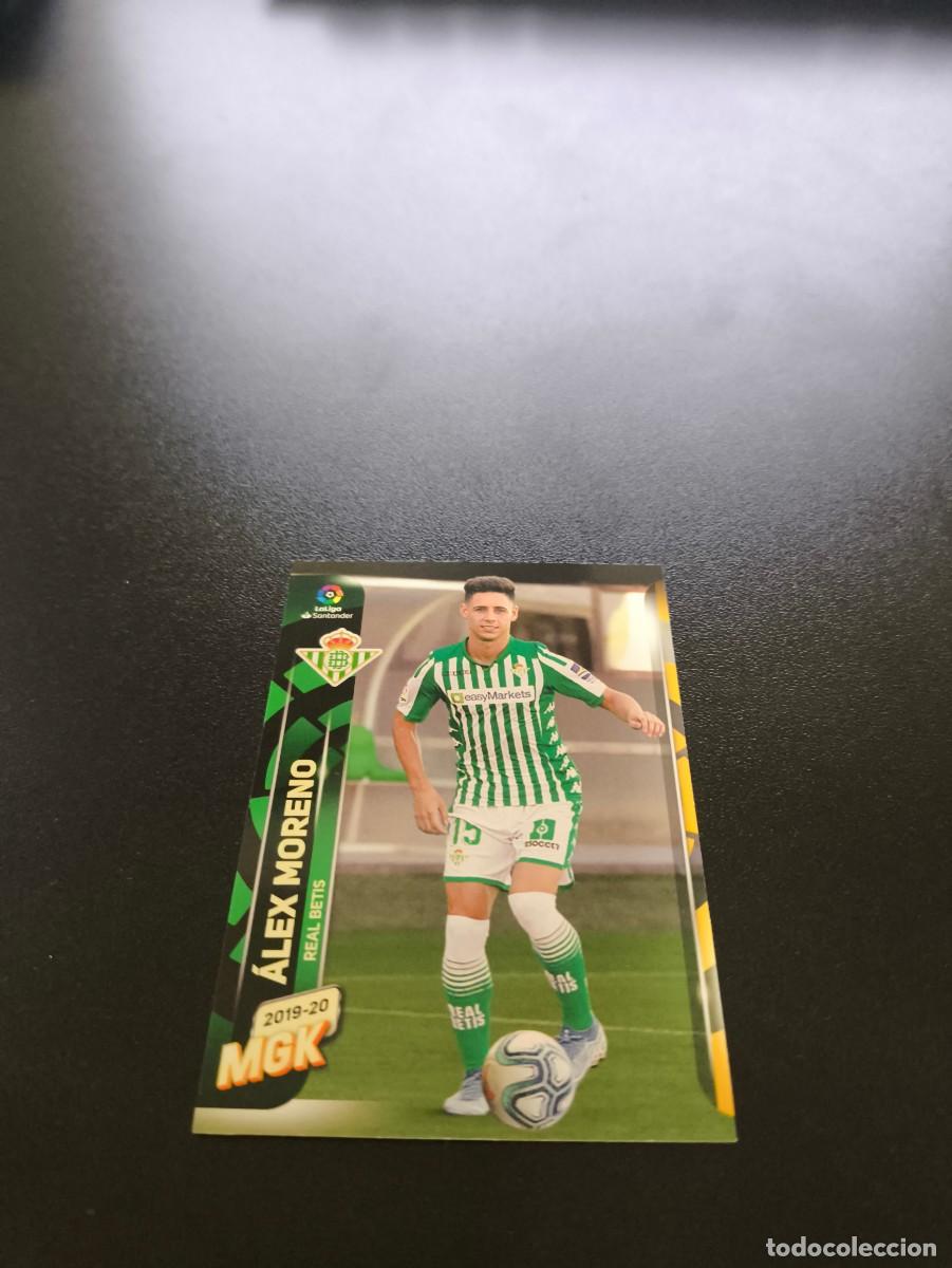 Cromos de f&uacute;tbol: 472 &Aacute;lex Moreno BETIS NUEVO FICHAJE PANINI LIGA MECRACRACKS MGK 2019 2020 19 20 NO ESTE