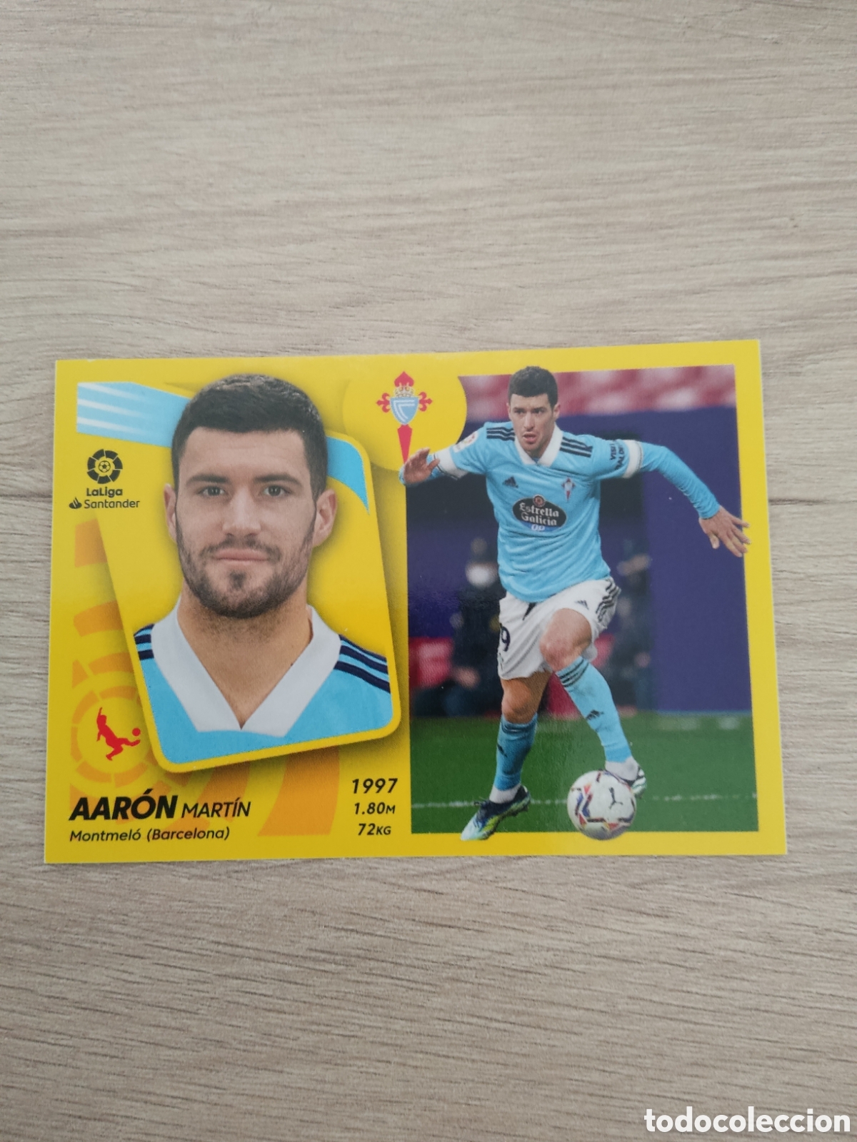 Cromos de f&uacute;tbol: 11 A AARON MARTIN CELTA VIGO LIGA ESTE 2021 2022