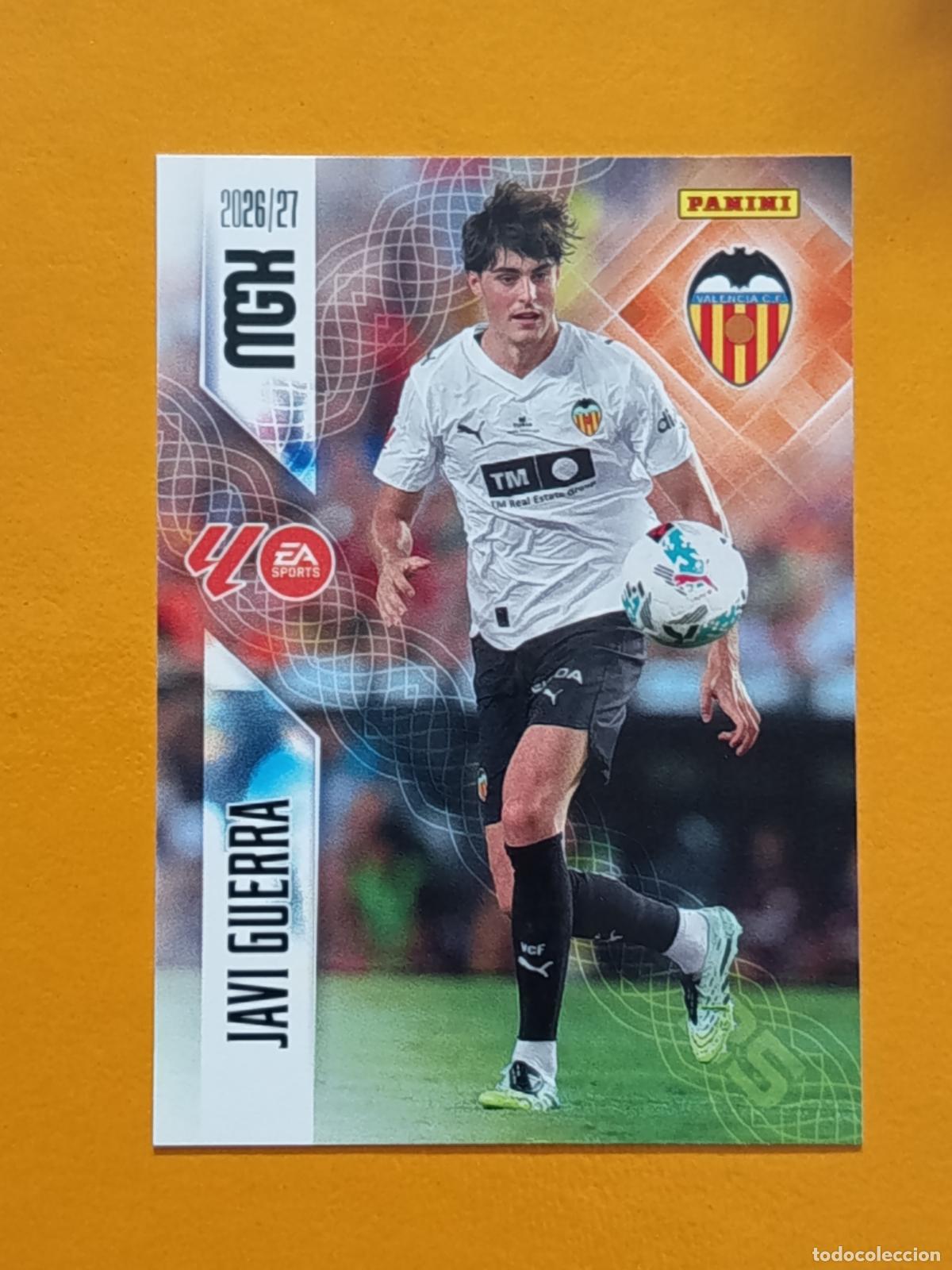 Cromos de f&uacute;tbol: 354 JAVI GUERRA. VALENCIA CF. MEGACRACKS 2026-27. PANINI