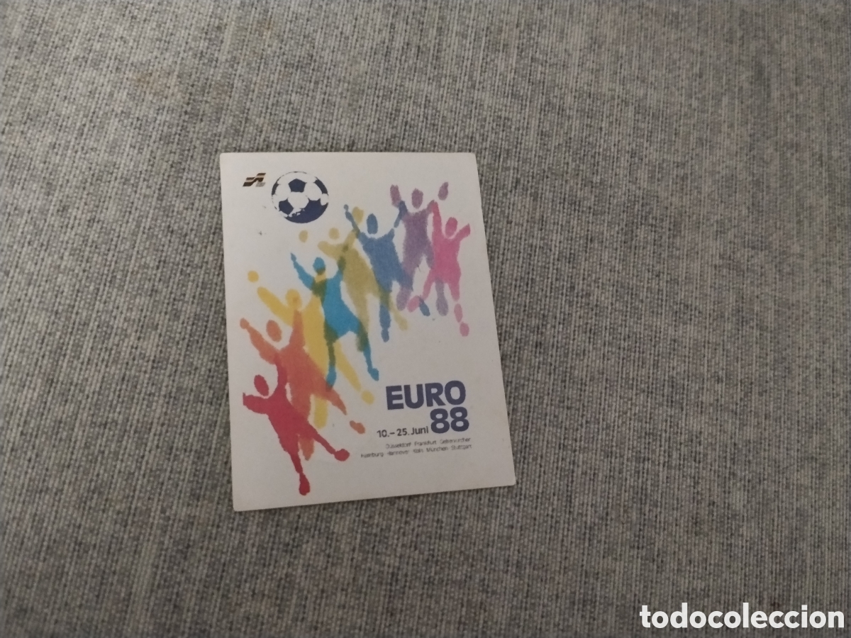 Cromos de f&uacute;tbol: PANINI EURO 88 - N&ordm; 3 POSTER EURO 88