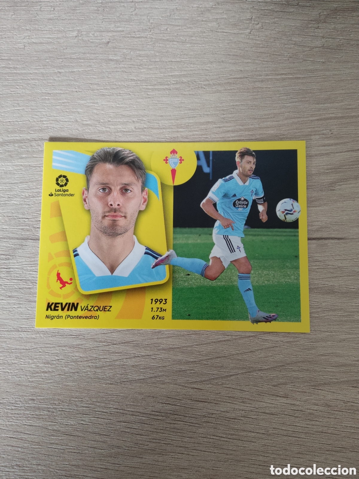 Cromos de f&uacute;tbol: 11 B KEVIN VAZQUEZ CELTA VIGO LIGA ESTE 2021 2022