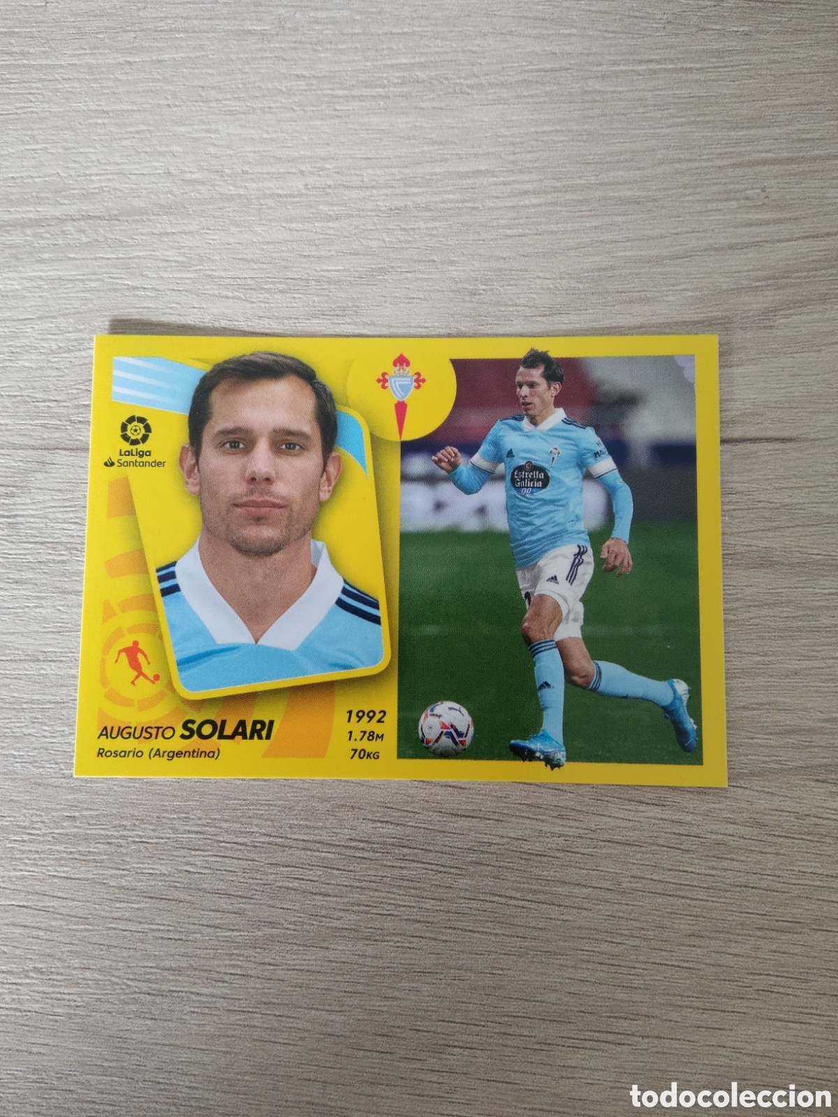 Cromos de f&uacute;tbol: 13 SOLARI CELTA VIGO LIGA ESTE 2021 2022