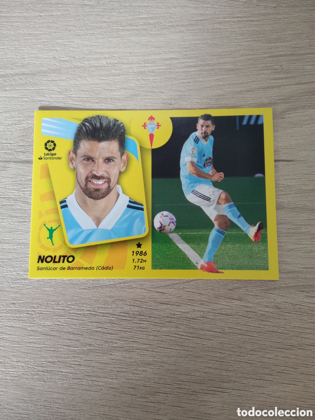 Cromos de f&uacute;tbol: 18 NOLITO CELTA VIGO LIGA ESTE 2021 2022