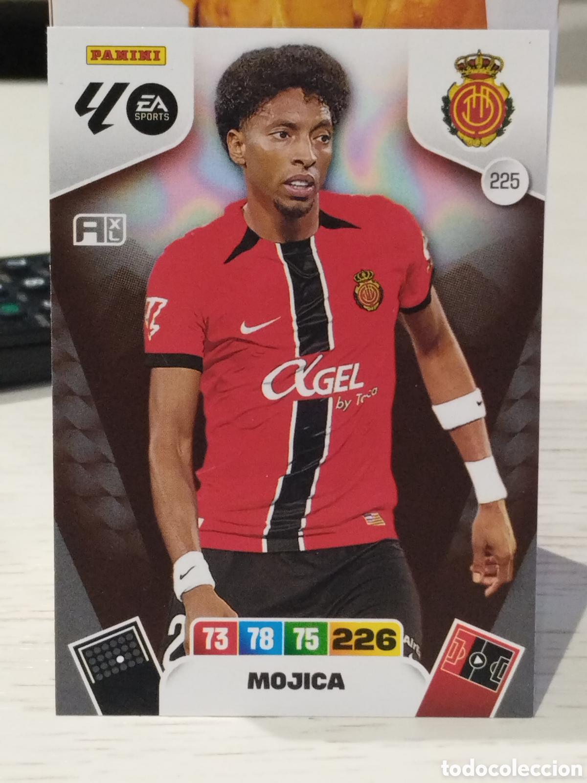 Cromos de f&uacute;tbol: 225 Mojica MALLORCA ADRENALYN 2025 2026 PANINI 25 26
