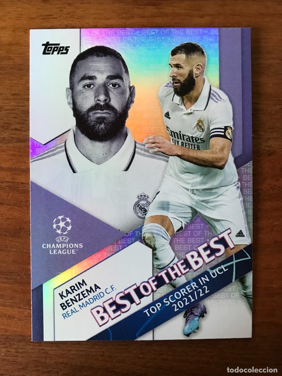 Cromos de f&uacute;tbol: KARIM BENZEMA - REAL MADRID - BEST OF THE BEST - TOPPS UEFA CLUB COMPETITIONS - 2022 2023 22 23