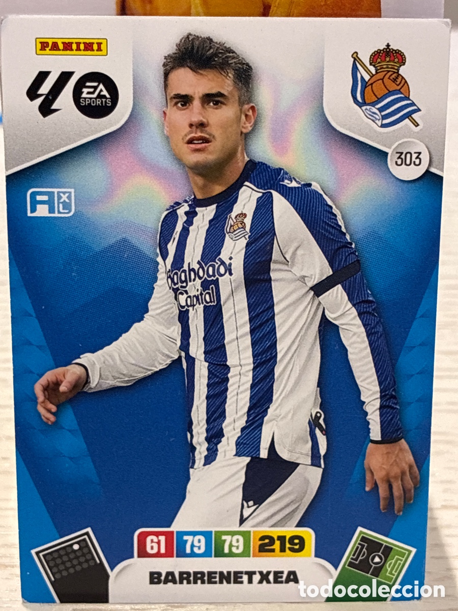 Cromos de f&uacute;tbol: 303 BARRENETXEA REAL SOCIEDAD 25 26 ADRENALYN XL 2025 2026
