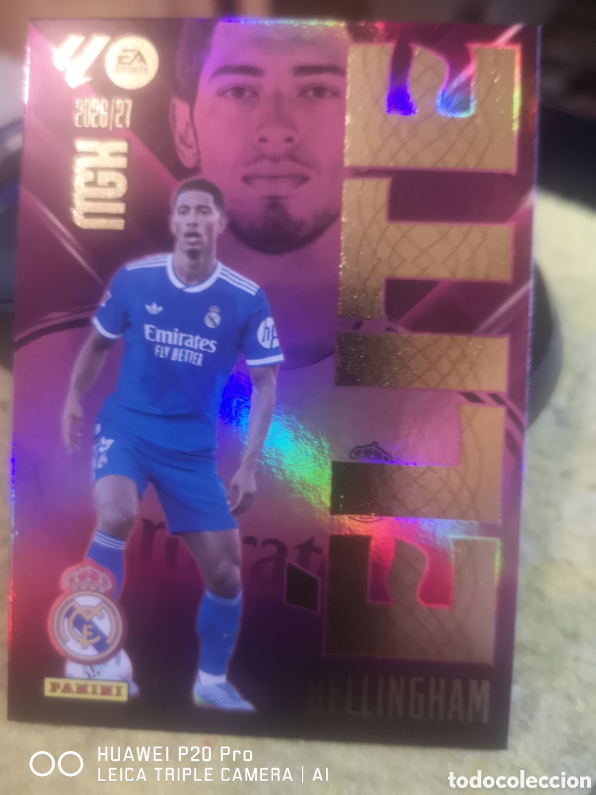 Cartes &agrave; collectionner de Football: MEGACRACKS 2026 27 ELITE 2 BELLINGHAM - REAL MADRID