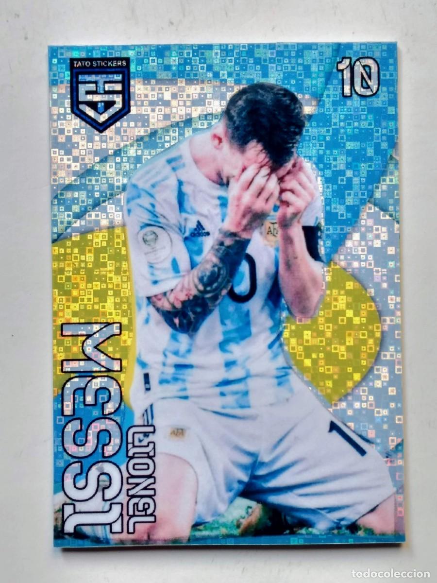 Cromos de f&uacute;tbol: CROMO- TARJETA- CARTA- CARD- LEO LIONEL MESSI ARGENTINA CAMPEON COPA AMERICA 2021- STATO STICKERS