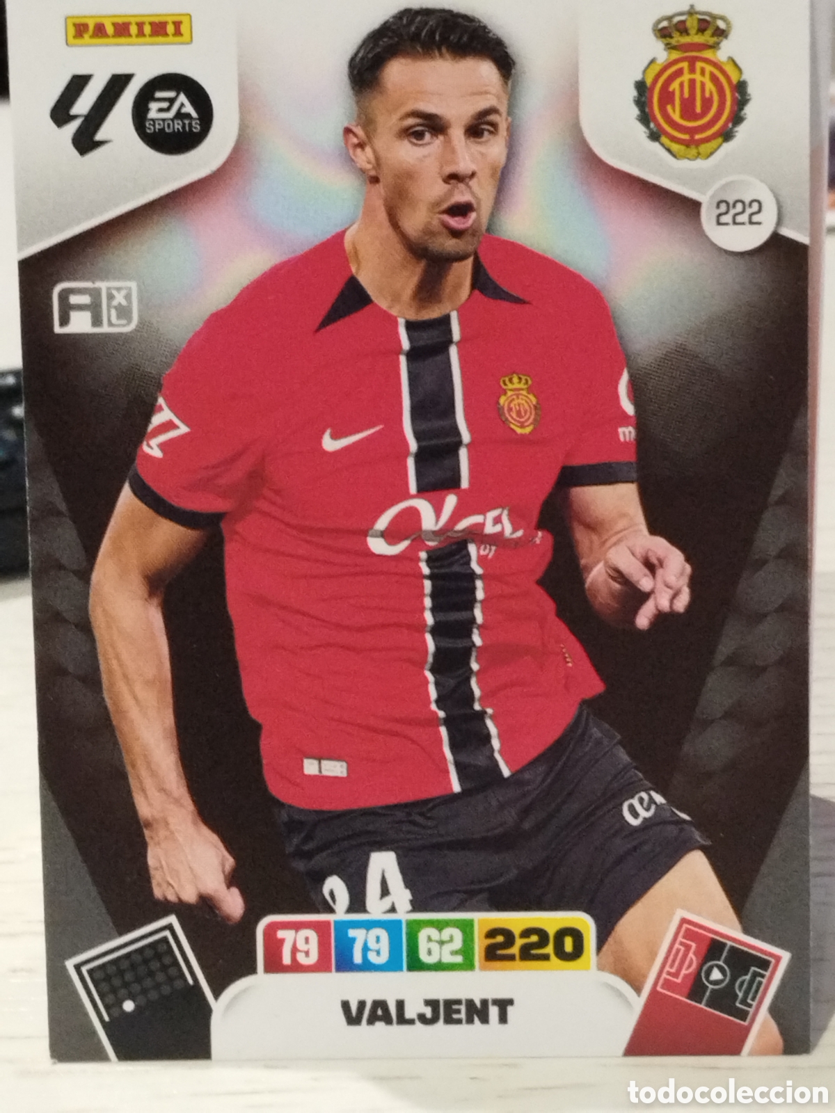 Cartes &agrave; collectionner de Football: 222 Valjent MALLORCA ADRENALYN 2025 2026 PANINI 25 26