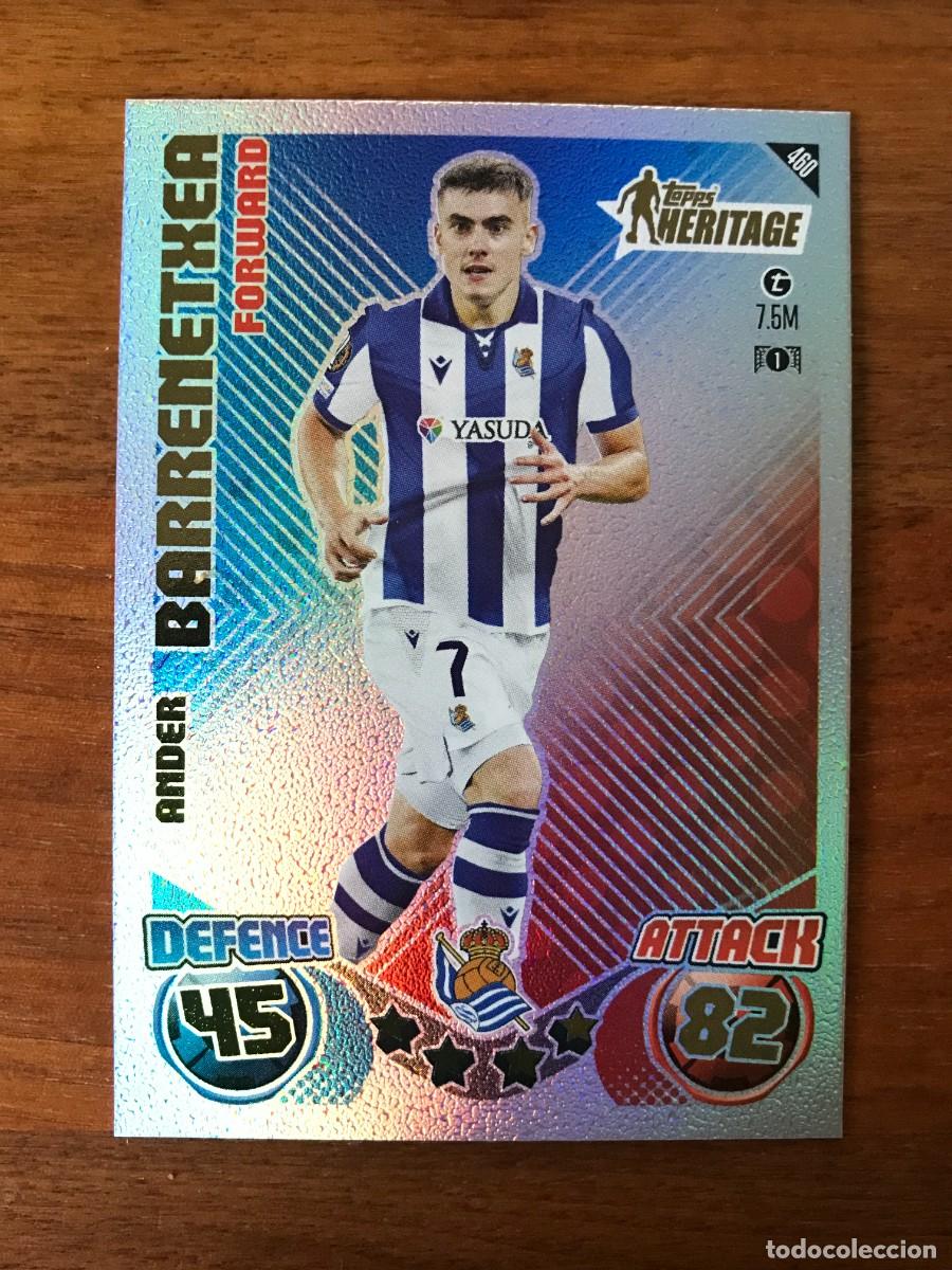 Cromos de Futebol: ANDER BARRENETXEA - REAL SOCIEDAD - TOPPS HERITAGE - MATCH ATTAX 2024 2025 24 25