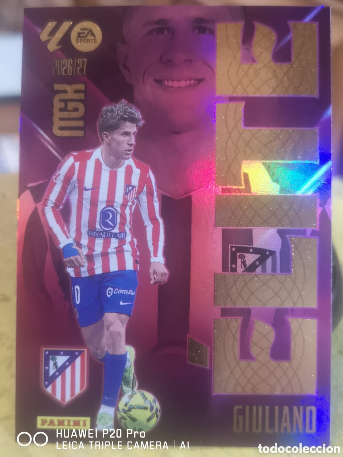 Cromos de Futebol: MEGACRACKS 2026 27 ELITE 7 GIULIANO - ATLETICO DE MADRID
