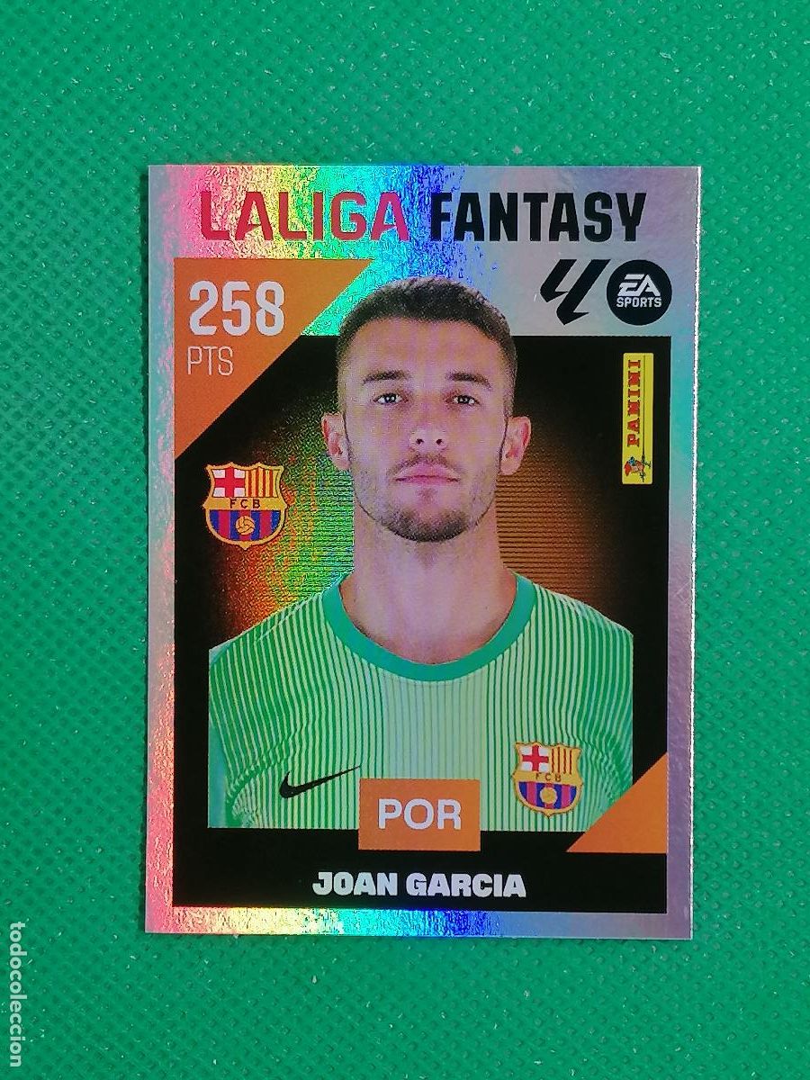 Cromos de f&uacute;tbol: 2 JOAN GARCIA BARCELONA LALIGA FANTASY ⚽ PANINI LIGA ESTE 26 27 2026 2027 ⚽