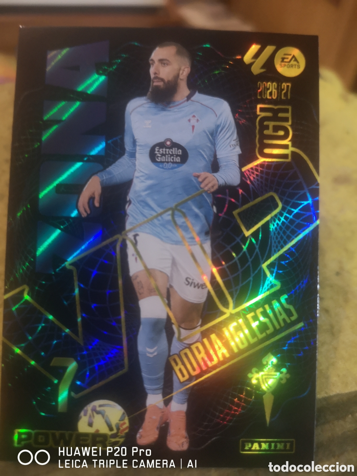 Fu&szlig;ball-Sticker: BORJA IGLESIAS MEGACRACKS 2026 27 ZONA VIP POWER 389P - REAL CLUB CELTA