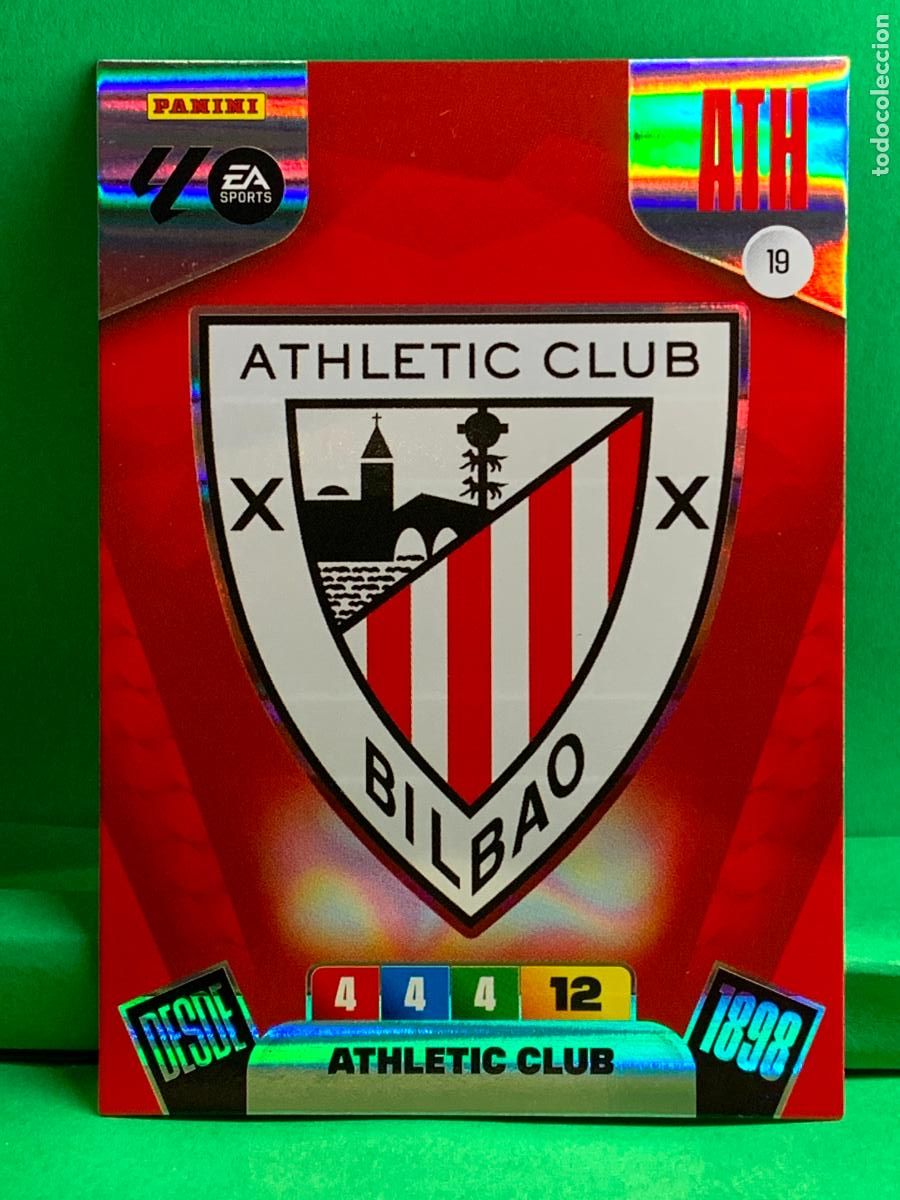 Cromos de f&uacute;tbol: 19 Escudo Athletic Club Base card ADRENALYN XL LIGA 2025/2026 25 26 PANINI