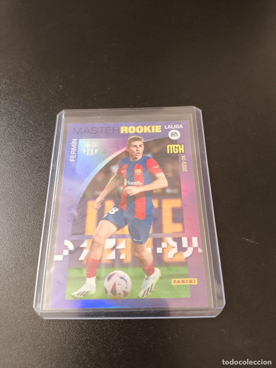 Cromos de f&uacute;tbol: ROOKIE CARD NUEVO MASTER 511 FERM&Iacute;N L&Oacute;PEZ BARCELONA BAR&Ccedil;A LIGA MEGACRACKS PANINI 2023 2024 23 24