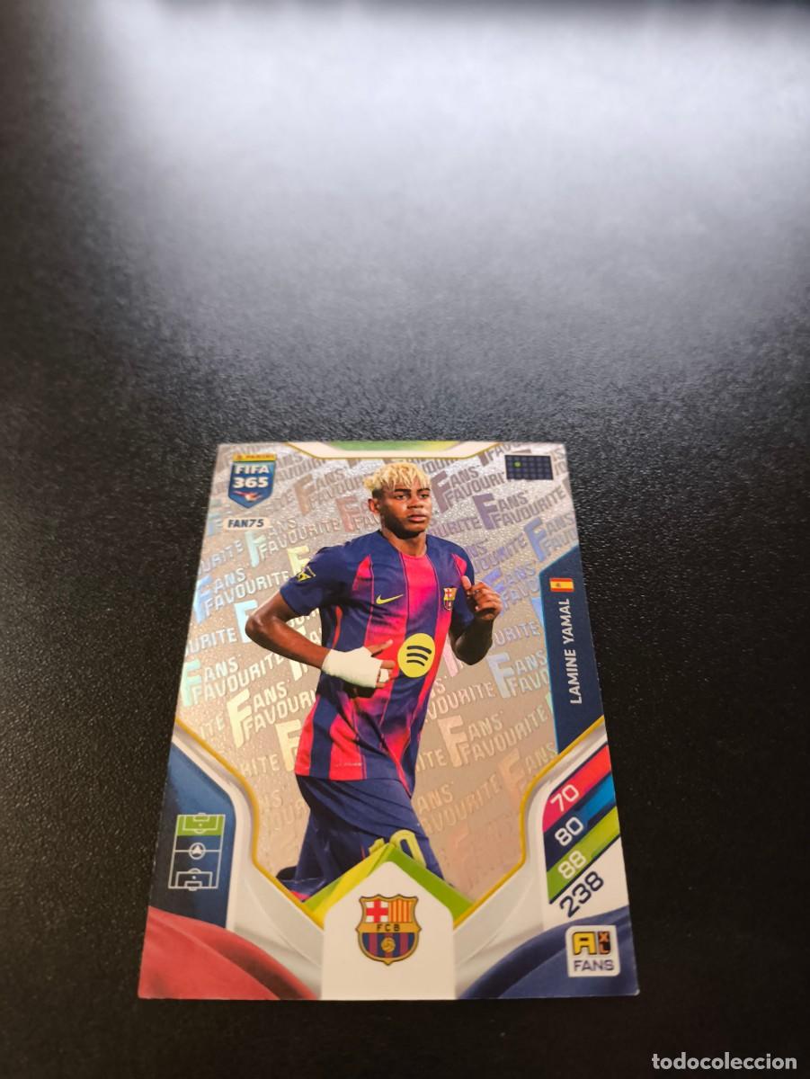 Cromos de f&uacute;tbol: FAN75 Lamine Yamal PLATA BARCELONA FANS FAVOURITE PANINI ADRENALYN FIFA 365 2025 2026 LIGA